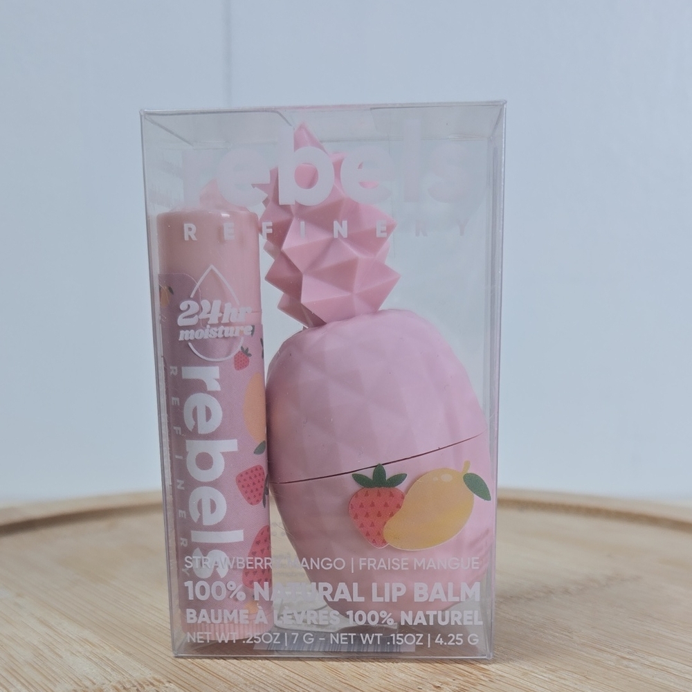 Rebels Strawberry Mango Lip Balm